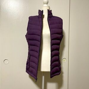 Alpine design vest jacket purple